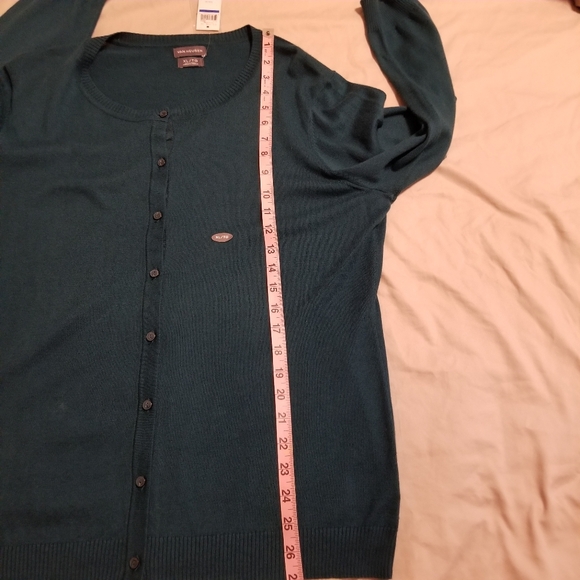 Van Heusen Cotton 3/4 Length Sleeve Button Up Cardigan Sweater NWT - Picture 13 of 13